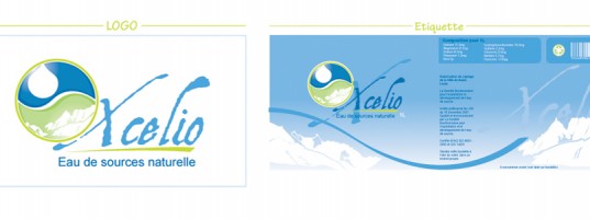 Logo – étiquette bouteille Xcélio